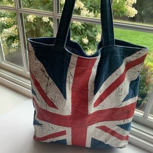 Union Jack Denim Tote Bag 🇬🇧